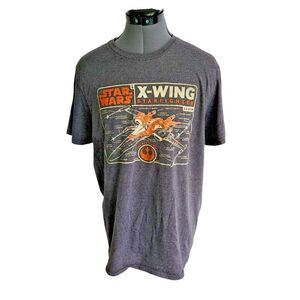 Star‎ Wars X-Wing Fighter Mad  Engine T-Shirt Size M